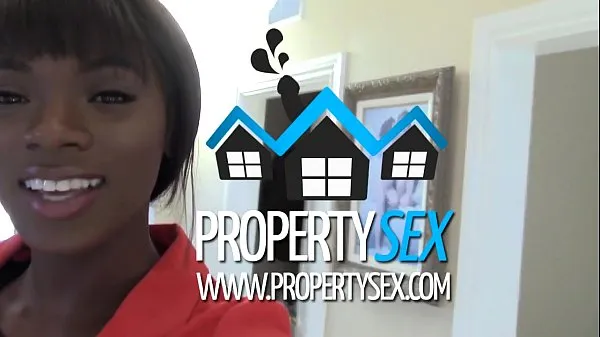 Fresh PropertySex - Beautiful black real estate agent interracial sex with buyer new Movies