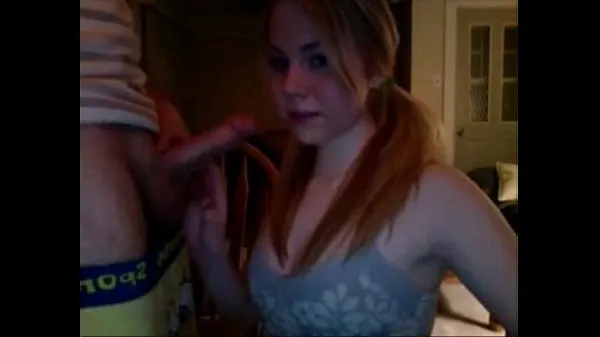 Fresh awesome amateur teen redhead blowjob deepthroat in cam with final facial very ho new Movies