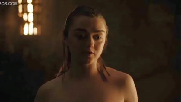 Świeże Maisie Williams/Arya Stark Hot Scene-Game Of Thronesnowe filmy