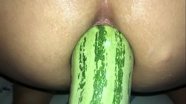 Fresh extreme anal dilation - zucchini new Movies