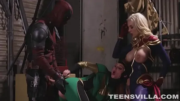 Capitão Marvel XXX Ft Lacy Lennon, Kenzie Taylor novos filmes