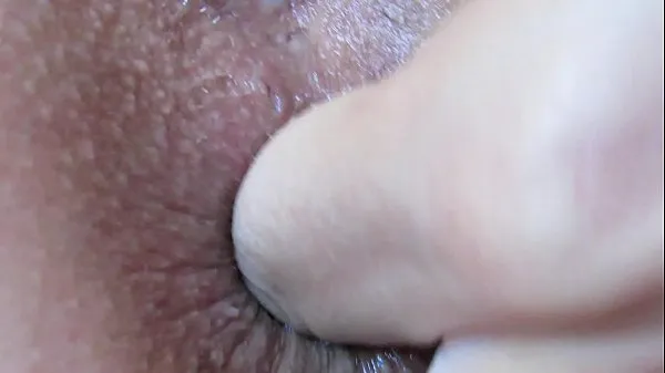 Fresh Extreme close up anal play and fingering asshole new Movies