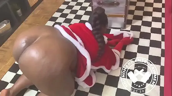 Ebony Mrs Claus Booty Cheeks Phim mới mới