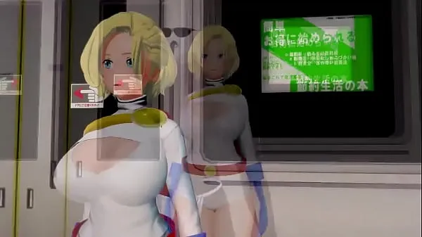 新鲜的 Power Girl DC Sex on Subway (3D Hentai 新影片