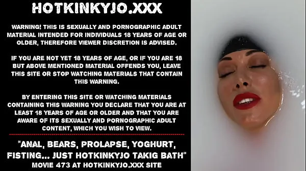 Fresh Anal, bears, prolapse, yogurt, fisting… just Hotkinkyjo takig bath new Movies