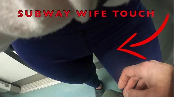 My Wife Let Older Unknown Man to Touch her Pussy Lips Over her Spandex Leggings in Subway Filem baharu baharu