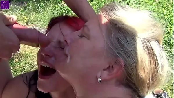 Frisse Stepmother and Stepdaughter were dirty used by countless men at a bathing lake! Part 2 nieuwe films