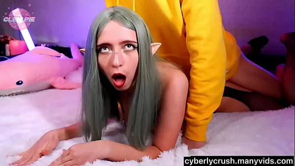 최신 Submissive Petite Elf With Big Titts Enjoys Rough Fuck And Get Cum On Face개의 새 영화