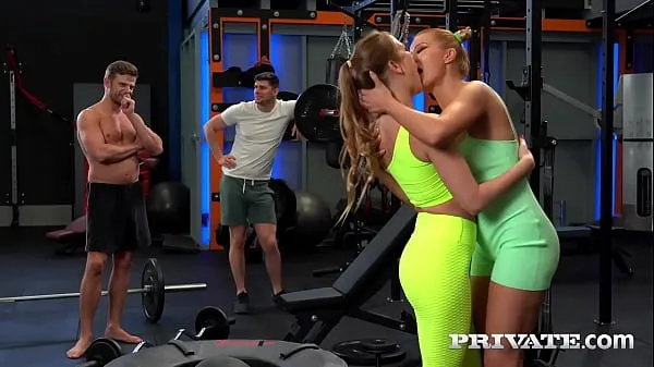 Fresh Stunning Babes Alexis Crystal, Cherry Kiss and Martina Smeraldi milk 2 studs at the gym! Deepthroat, anal, squirting, fisting, DP and more in this wild orgy! Full Flick & 1000s More at new Movies