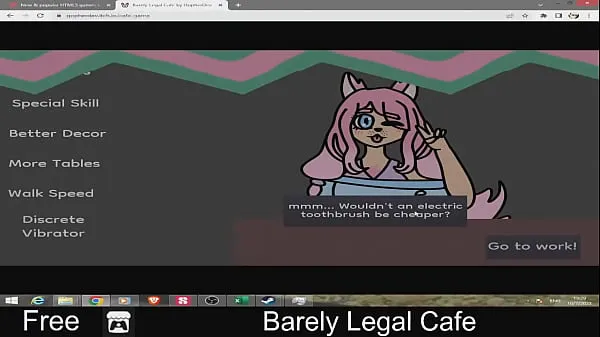 Barely Legal Cafe (free game itchio ) 18, Adult, Arcade, Furry, Godot, Hentai, minigames, Mouse only, NSFW, Short novos filmes