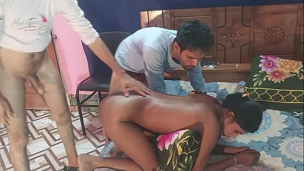 Fresh First time sex desi girlfriend Threesome Bengali Fucks Two Guys and one girl , Hanif pk and Sumona and Manik new Movies