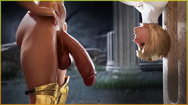 3D Animated Futa porn where shemale Milf fucks horny girl in pussy, mouth and ass, sexy futanari VBDNA7L Film baru yang segar