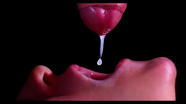 Nouveaux FERMER : MEILLEURE bouche de traite pour votre bite ! Sucer une bite ASMR, langue et lèvres BLOWJOB DOUBLE EJACULATION -XSanyAny nouveaux films