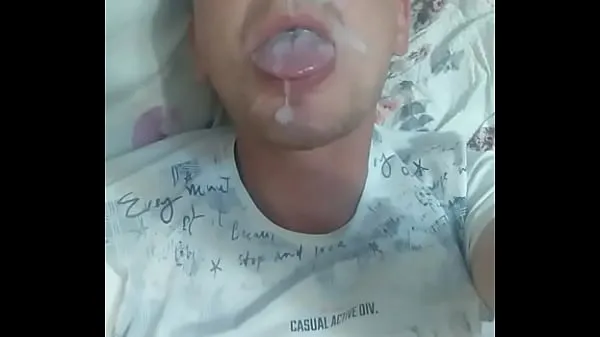 Young gay cum on his face Filem baharu baharu