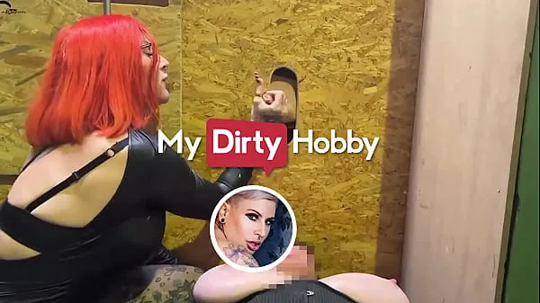 MyDirtyHobby - Busty redhead jerking hard cocks in gloryhole Phim mới mới