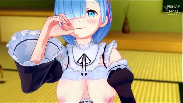 Νέες Loving Rem gives you a guided handjob in romantic atmosphere - Re Zero νέες ταινίες