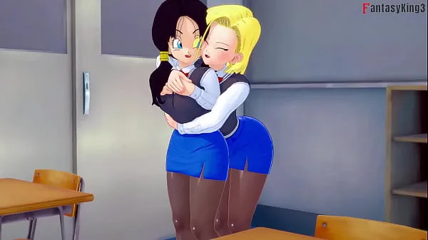 Android 18 and Videl lesbian sex | 2 | Dragon Ball Zex 4 | Watch the full 1hr movie sheer & PTRN: Fantasyking3 Phim mới mới