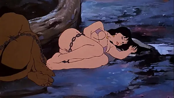 Frisse Sexy Brunette Gets Captured By Savages / Erotic Animated Fantasy / Toons / Anime nieuwe films