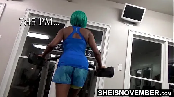 Frische Small Ebony Goth Whore Sweaty Shaved Pussy Smashed Rough Doggystyle And POV Blowjob On Public Gymnasium Treadmill, Petite Babe Sheisnovember Standing Hardcore Fucking, Flashing Natural Tits, Brown Areolas, And Booty Walking Nude By Msnovember neue Filme